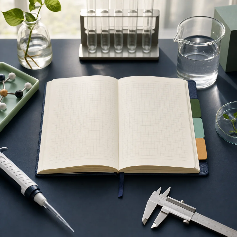 Research Lab Notebook Template product cover